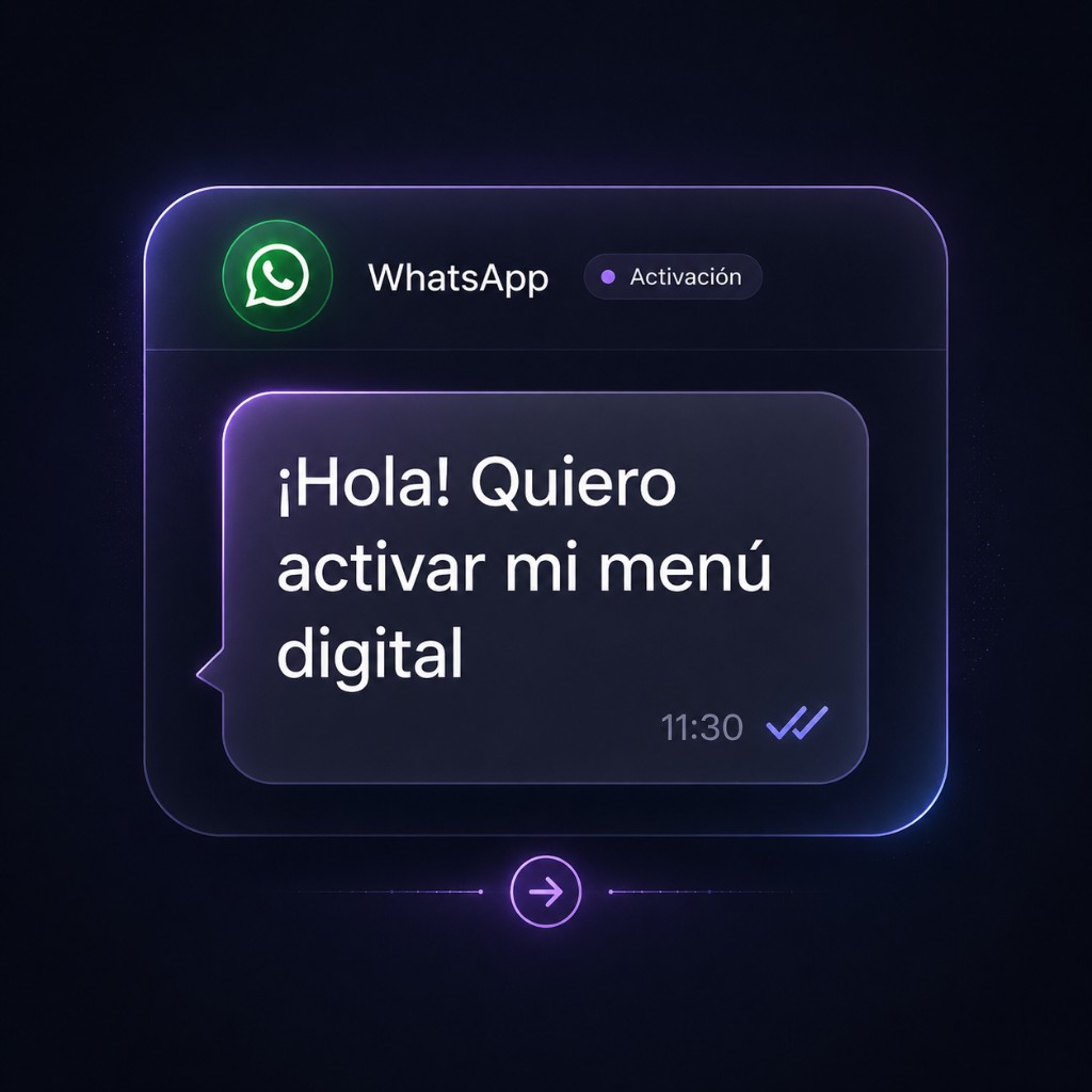 Configuración del restaurante en elmenuxfa